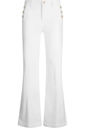 Liu Jo Wide Trousers, female, , W25, Flare Trousers with buttons