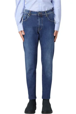 Incotex Denim Straight Washed Jeans