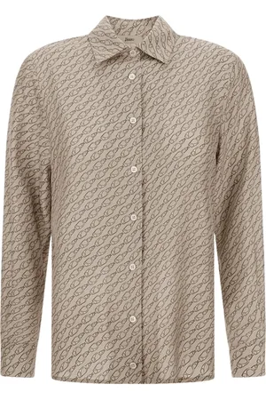 HERNO Shirts, female, , M, Silk Iconic Print Shirt
