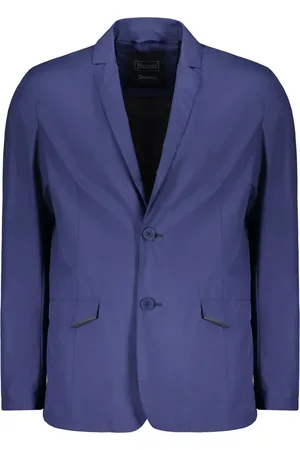 HERNO Technical Fabric Blazer with Lapel Collar