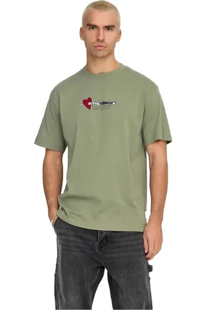 Only & Sons T-Shirts, male, , L, Casual Short Sleeve Tee
