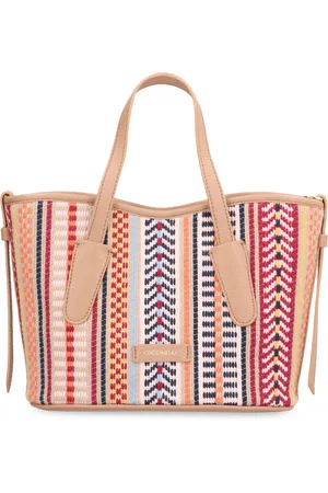 Coccinelle Colorful Mini Handbag with Leather Details