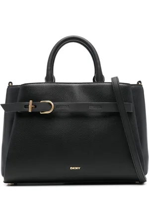 DKNY Leather Tote Bag Onyx Satchel