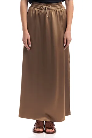 HERNO Maxi Skirts, female, , XS, Casual Satin Skirt