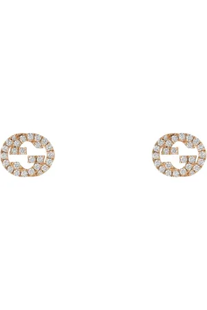 Gucci Earrings, female, , ONE SIZE, Ybd729408001 - 18kt pink gold and diamond earrings