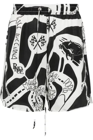 Rhude Casual Shorts, male, , M, Silk Strada Shorts
