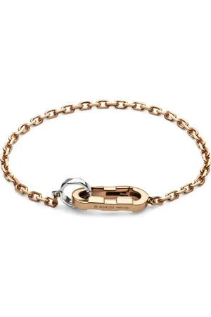 Gucci Bracelets, female, , ONE SIZE, Link to love chain bracelet in gold and white gold