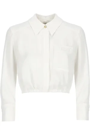 Elisabetta Franchi Shirts, female, , L, Viscose Shirt with Collar