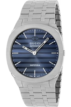 Gucci Interlocking G Blue Dial Stainless Steel Bracelet