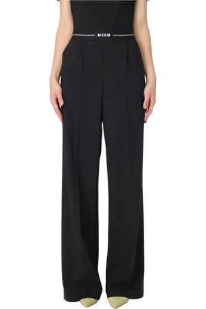 Msgm Wide Trousers, female, , L, Stylish Trousers