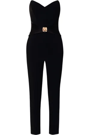 Elisabetta Franchi Jumpsuits, female, , L, Chic Jumpsuit with Statement Bow
