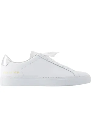 COMMON PROJECTS Sneakers, female, , 6 UK, /Silver Retro Classic Leather Trainers