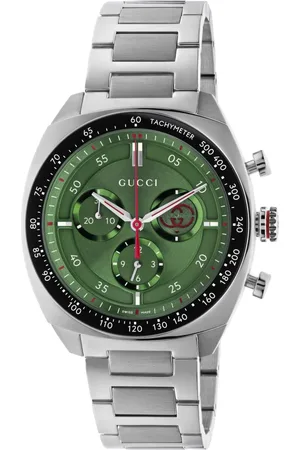 Gucci Ya142318 - Interlocking 41mm stainless steel case, dial, small seconds display, black ceramic bezel with tachymeter indication, stainless steel bracelet