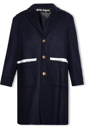 Palm Angels Single-Breasted Coats, male, , M, Single-breasted coat