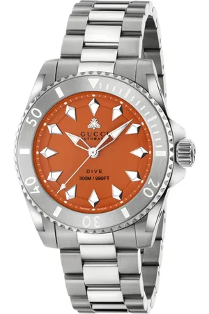 Gucci Watches, female, , ONE SIZE, 40 mm steel case, dial with bee, steel bezel, steel bracelet
