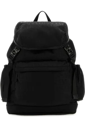 VERSACE Backpacks, male, , ONE SIZE, Nylon Allover Backpack