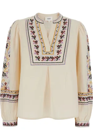 Bash Blouses, female, , S, White Blouse with Embroidery