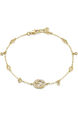 Gucci Bracelets, female, , ONE SIZE, 18kt Gold and Diamond Bracelet