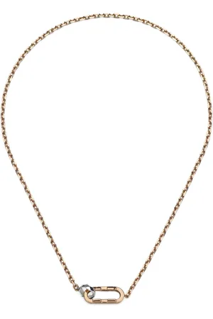 Gucci Necklaces, female, , ONE SIZE, Link to Love chain necklace in pink and white gold