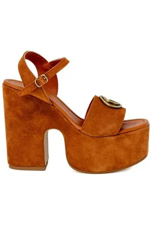 Guess Suede Heeled Sandal