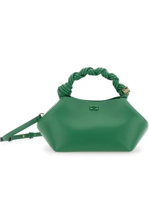Ganni Handbags, female, , ONE SIZE, Hand-braided Handbag with Butterfly Logo