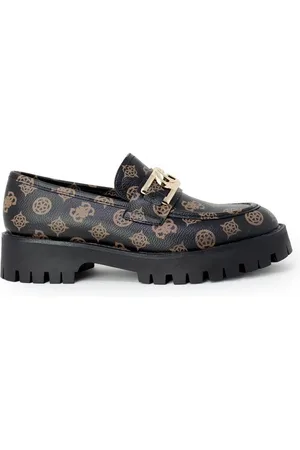 Guess Loafers, female, , 5 UK, Brown Flat Polyethylene Shoe Women