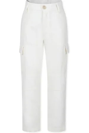 ELEVENTY Trousers, male, , 8 Y, Cargo Trousers Wool Blend