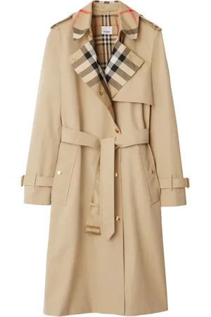Burberry Trench Coats, female, , 2XS, Checkered Rainwear Jacket