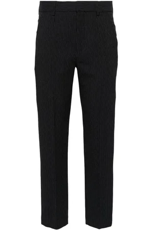 Isabel Marant Midnight Pinstripe Cropped Trousers