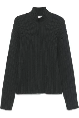 OUR LEGACY Round-neck Knitwear, male, , 2XL, Anthracite Grey Merino Wool Knit Jumper