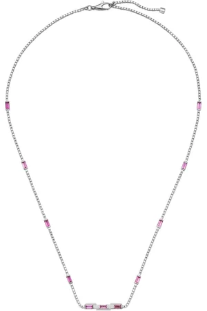 Gucci Necklaces, female, , ONE SIZE, 18kt White Gold and Rubellite Baguette Necklace