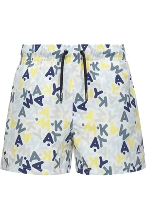 K-Way Swimming Trunks, male, , 14 Y, Foldable Fantasy Swim Trunks for Kids