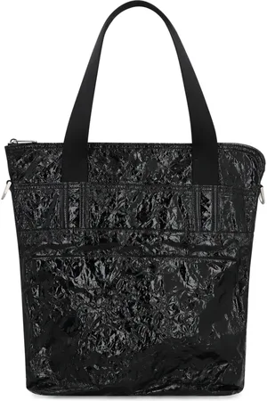Rick Owens Tote Bags, male, , ONE SIZE, Creased Effect Fabric Tote Bag