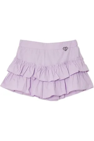 Liu Jo Skirts, female, , 4 Y, Ruffled cotton shorts skirt effect