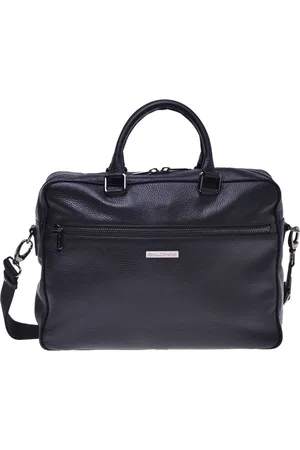 BALDININI Professional bag in tumbled leather