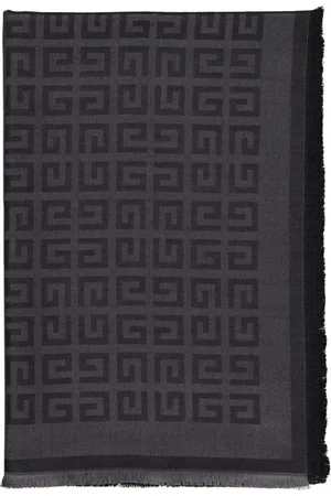 Givenchy Scarves, female, , ONE SIZE, Silk 4G Scarf Fringed Monogram