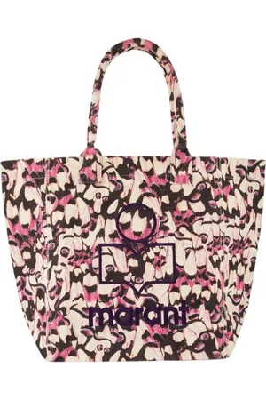 Isabel Marant Tote Bags, female, , ONE SIZE, Pink Cotton Shoulder Bag