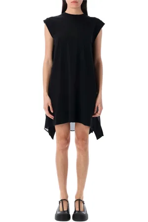 SACAI Short Dresses, female, , L, Panelled Mini Dress Cap Sleeves