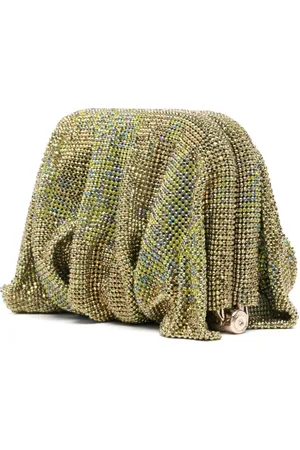 BENEDETTA BRUZZICHES Clutches, female, , ONE SIZE, Crystal Mesh Clutch Bag