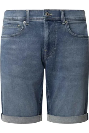 Pepe Jeans Denim Shorts, male, , W34, Slim Gymdigo Denim Bermuda Track