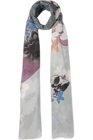 Liu Jo Scarves, female, , ONE SIZE, Floral Fringed Shawl