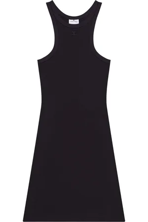 Courrèges Short Dresses, female, , XS, Contrast Scuba Mini Dress