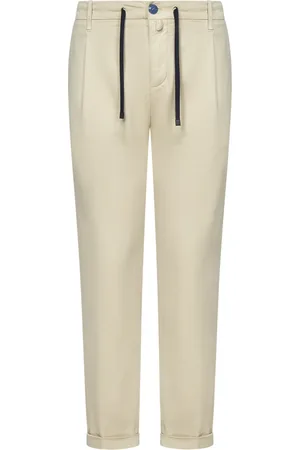 Hand Picked Chinos, male, , W36, Trousers with Adjustable Drawstring