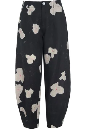 Bitte Kai Rand Pink Pansy Harukaze Trousers with Print