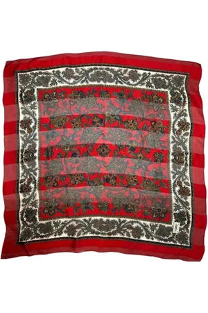 Saint Laurent Pre-owned Scarves, female, , ONE SIZE, Pre-owned Cotton scarves