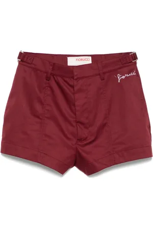 Fiorucci Short Shorts, female, , XS, Buttoned Waist Tabs Shorts