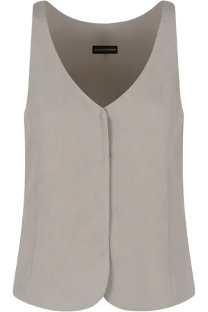 Emporio Armani Vests, female, , S, Stylish Waistcoat Jackets