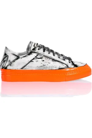 Mimanera Sneakers, male, , 11 UK, Fluo Orange Trainers Unique Design