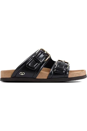 VALENTINO GARAVANI Cross Strap Slippers