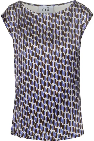 NIŪ Sleeveless Tops, female, , M, Satin and Jersey Top